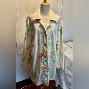 Floral Button-Up Jacket J Jill
